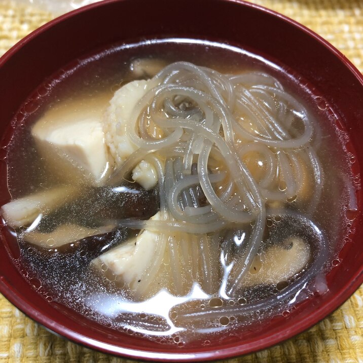 春雨中華スープ